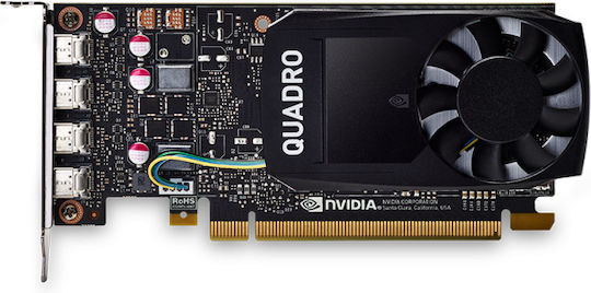 PNY Quadro P1000 rev. 2.0 4GB GDDR5 Κάρτα Γραφικών