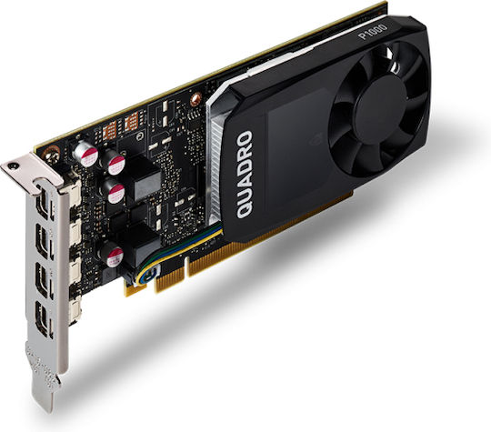 PNY Quadro P1000 rev. 2.0 4GB GDDR5 Κάρτα Γραφικών