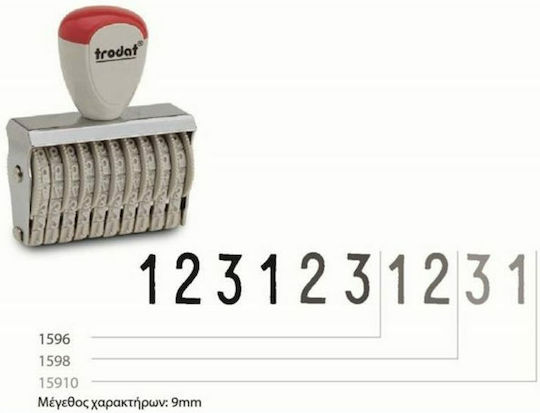 Trodat 1598 Rectangular Number Stamp