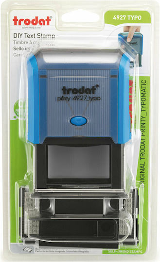 Trodat Printy Typo 4927 Rectangular Self-Inking Stamp DIY in English Language