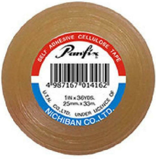 Panfix Лента Cellulose 25мм x 33м 1бр Прозрачен