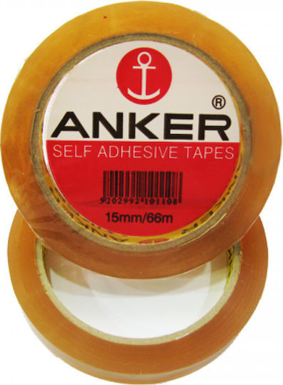Komet Klebeband 60010 15mm x 66m 1Stück Transparent