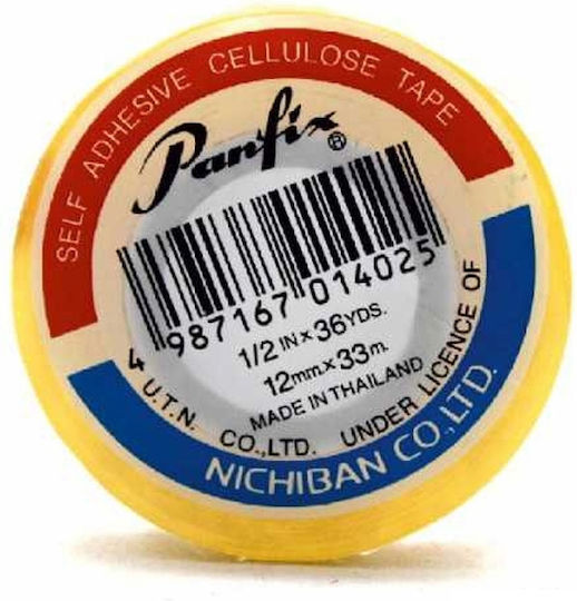 Panfix Σελοτέιπ Διάφανο 12mm x 33m