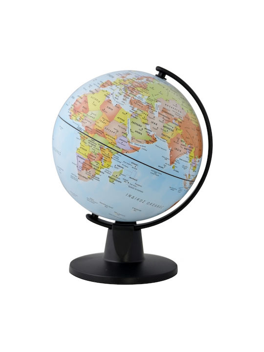 Diakakis World Globe Greek with Diameter 16cm