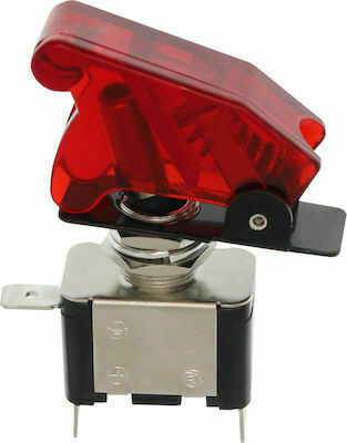 On-Off switch Toggle with Lighting Red 1pcs
