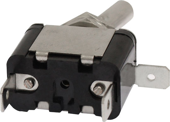 On-Off switch Toggle with Lighting 2 pins 12V 20A With Red LED and Carbon Cap Blue 1pcs