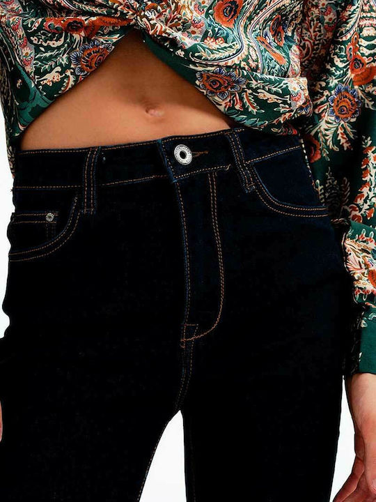 Women's Jean Trousers in Super Skinny Fit Super Dark Blue Wash