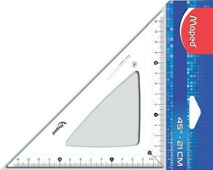 Maped Γεωμετρικό Τρίγωνο Πλαστικό Διάφανο 21cm