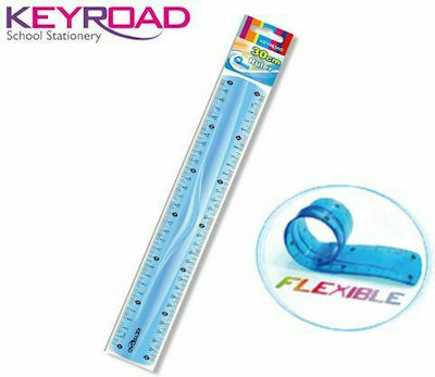 Keyroad Rigla Plastic 20cm Flexible (Culori diverse)