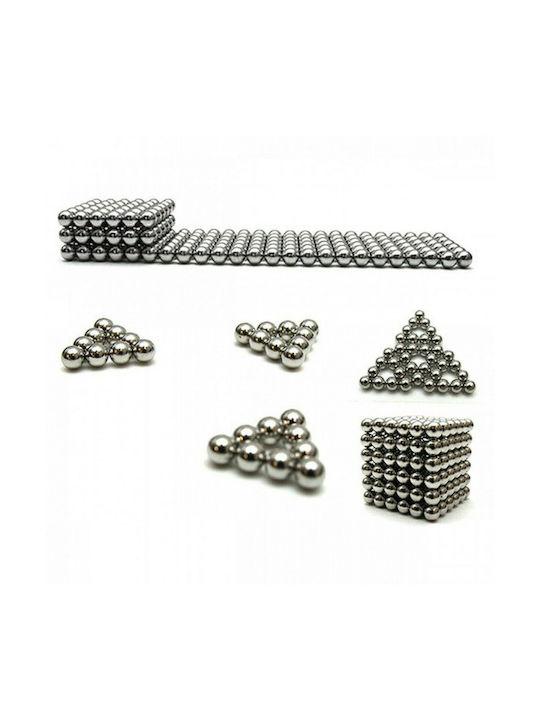 Fidget Magnetische Kugeln für Bürodekoration Zubehör aus Metall 1,5x1,5x1,5cm 216 Stück in Silber Farbe