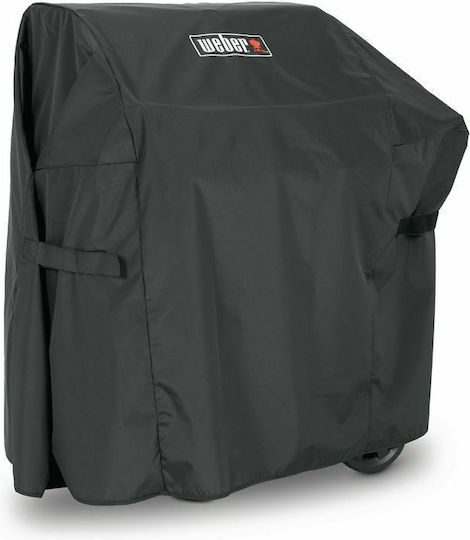 Weber Premium Grill Cover Black from Polyester with UV Protection 129.5cmx45.2cmx106.68cmcm
