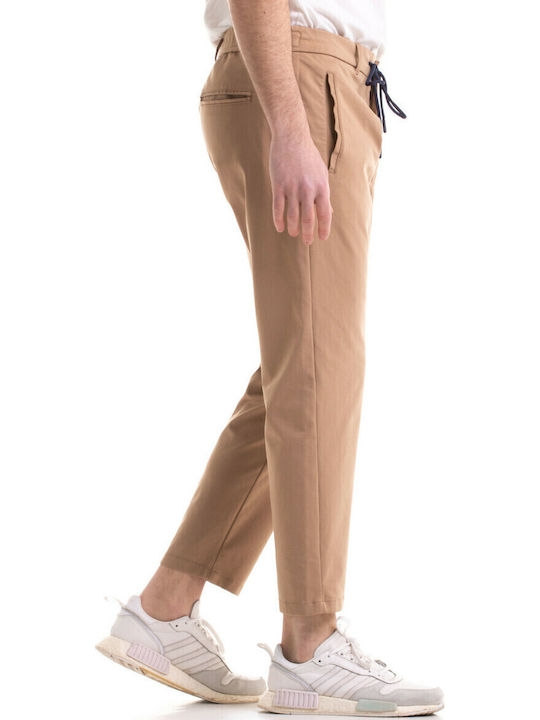 Noribu Trousers in Loose Fit Beige