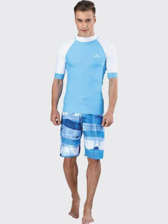 Vaquita UPF 50+ Men Short Sleeve Sun Protection Shirt Multicolour