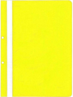 Clipboard with Spring for Paper A4 Yellow 1pcs