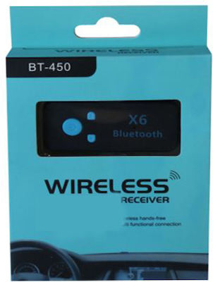 Bluetooth Αυτοκινήτου BT-450 για το Ηχοσύστημα (AUX / Audio Receiver)