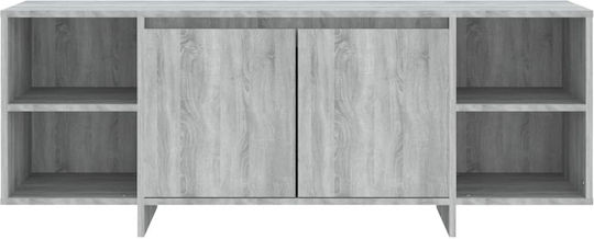 Έπιπλο Τηλεόρασης Γκρι Μ130xΠ35xΥ50cm