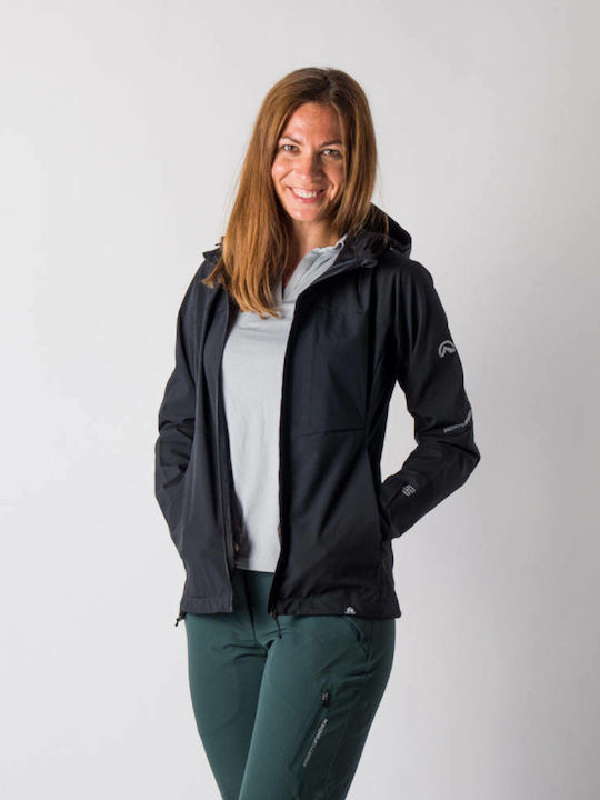 3L America Softshell Γυναικείο Μπουφάν Μαύρο