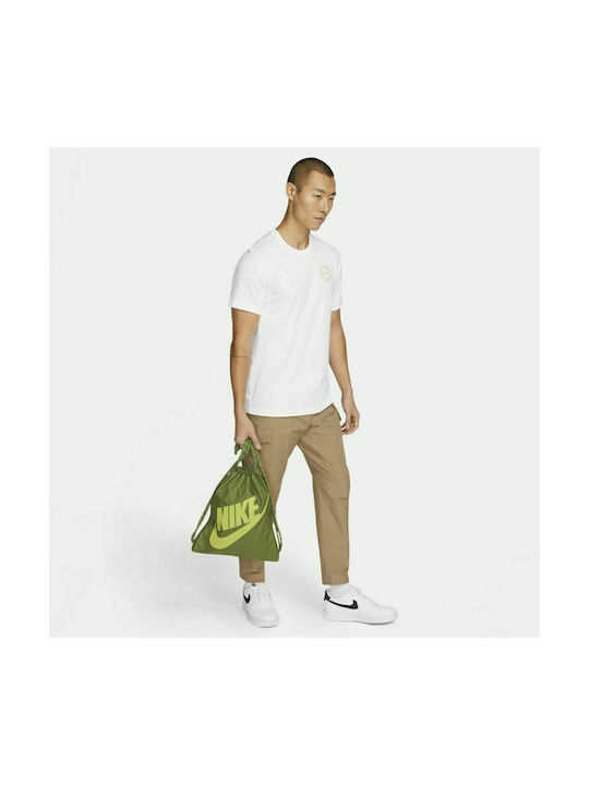 Nike Heritage Ανδρική Τσάντα Πλάτης Γυμναστηρίου Πράσινη
