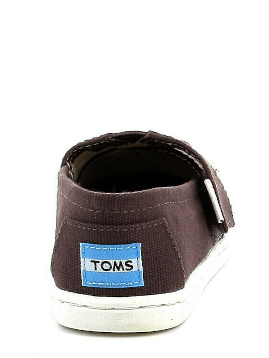 Kids Espradrilles with Hoop & Loop Closure Gray Classic Canvas