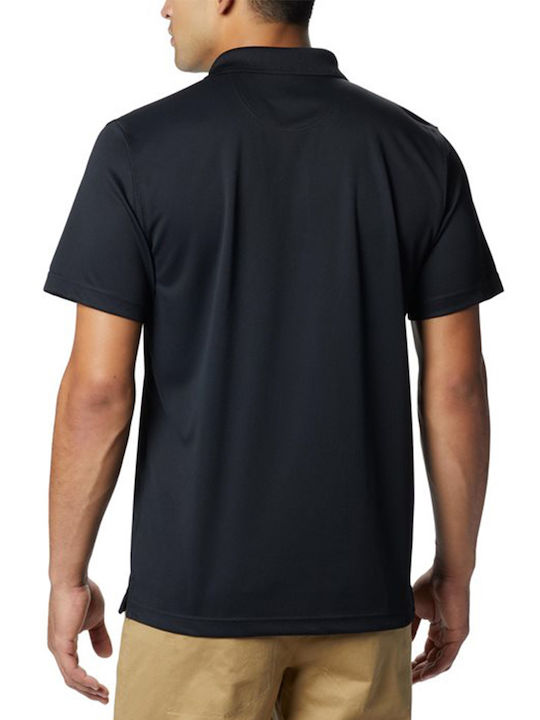 Columbia Utilizer Ανδρικό T-shirt Polo Μαύρο