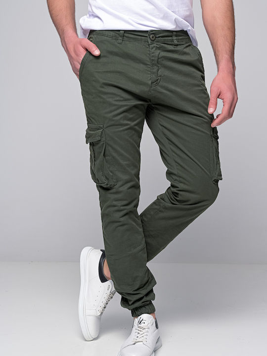 Trousers Cargo Elastic Khaki