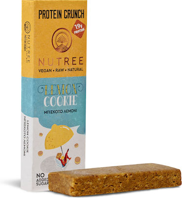 Nutree Crunch Μπάρα με 19gr Πρωτεΐνης & Γεύση Lemon Cookie 60gr