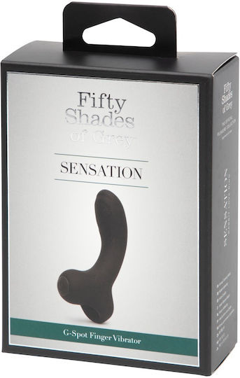 Fifty Shades of Grey Sensation G-Spot Vibrator Finger Finger Vibrator Black