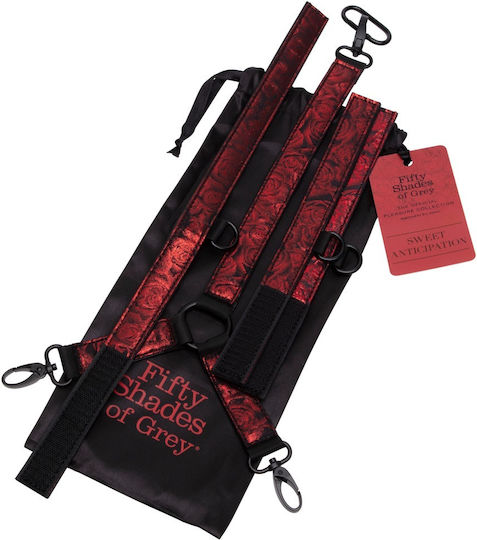 Fifty Shades of Grey Sweet Anticipation Collar & Wrist Cuffs Neck & Limb Restraint Set Collar & Wrist Cuffs in Gray Color