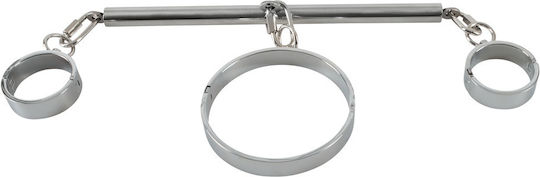 You2Toys Bad Kitty Restraint Set with Pillory Μπάρα Ακινητοποίησης σε Γκρι Χρώμα