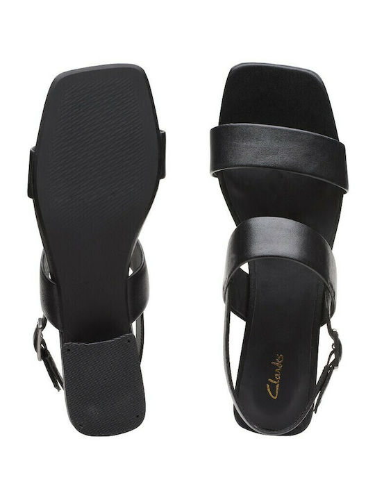 Seren25 Strap Din piele Sandale Negre