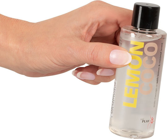 Just Glide Just Play Lemon Coco Massage Oil with Scent Lemon Coconut 100ml