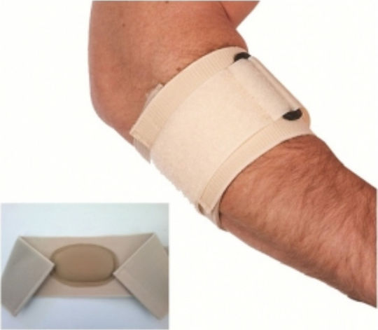 Adco 03185 Elastic Elbow Brace for Epicondylitis in Beige Color 03185.00