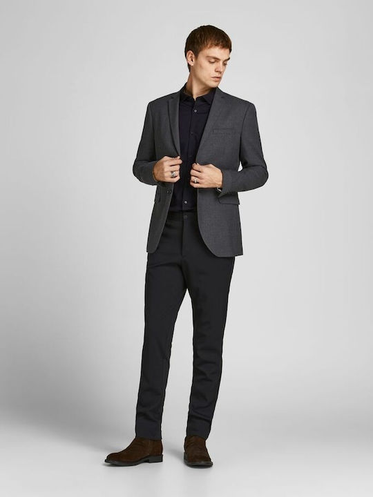 Long-sleeved Cotton Shirt Black