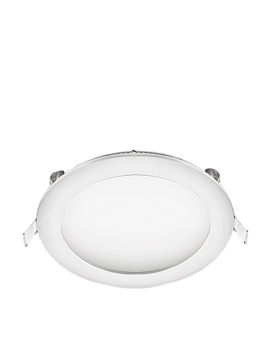 Vito Rund Vertieft LED Panel 24W mit Kaltweiß Licht 6000K