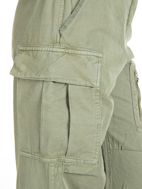 Cavalry Damen Stoff Cargo Hose Grün