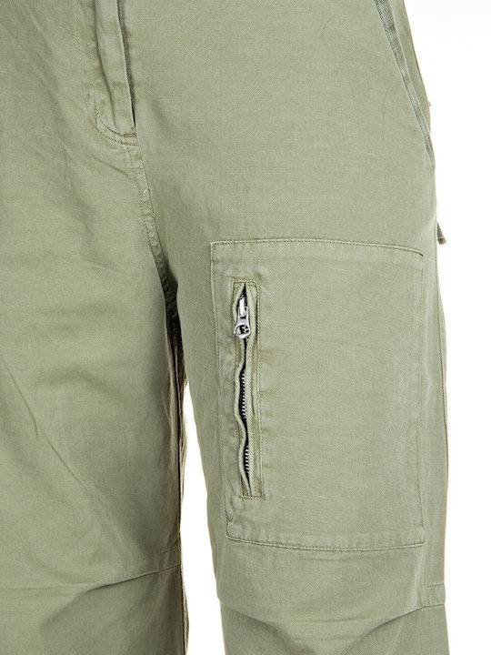 Cavalry Damen Stoff Cargo Hose Grün