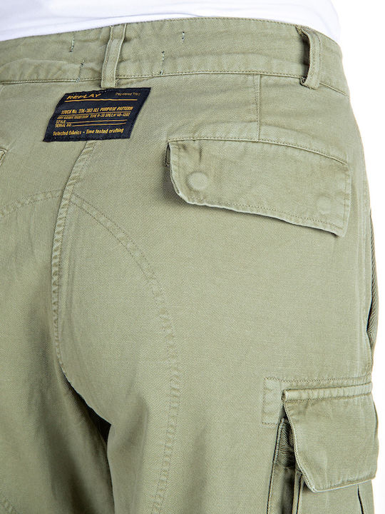 Cavalry Damen Stoff Cargo Hose Grün