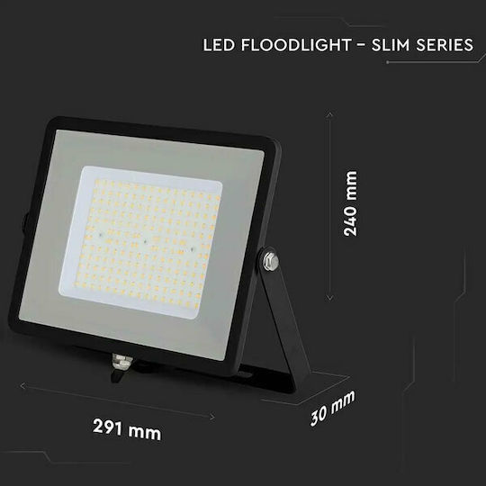 V-TAC Στεγανός Προβολέας LED 100W Ψυχρό Λευκό 6500K IP65