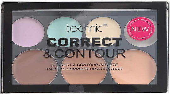 Technic Correct & Contour Color Corrector Palette 11.9gr