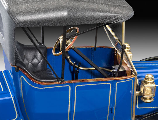Revell 1913 Model T Road Static Car Model 1:24 with Glue and Colours 14.4x7.1x8.7cm 107pcs