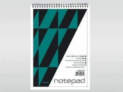 Χαρτοσύν Notebook Block Spiral 80 Sheets A4 Ruled Green 848