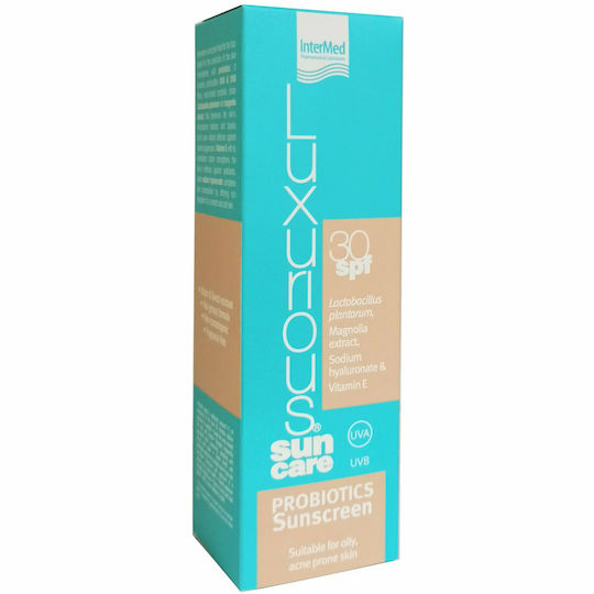 InterMed Luxurious Probiotics Fluid Αντηλιακή Κρέμα Προσώπου SPF30 75ml
