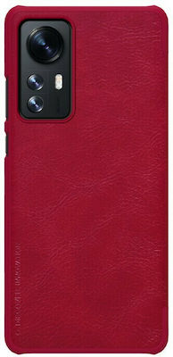 Nillkin Qin Synthetic Leather Book Red (Xiaomi 12 / 12X)