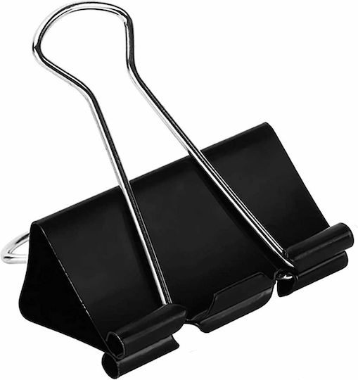 Cleme Metalice Bambalio 25mm Negre 12buc