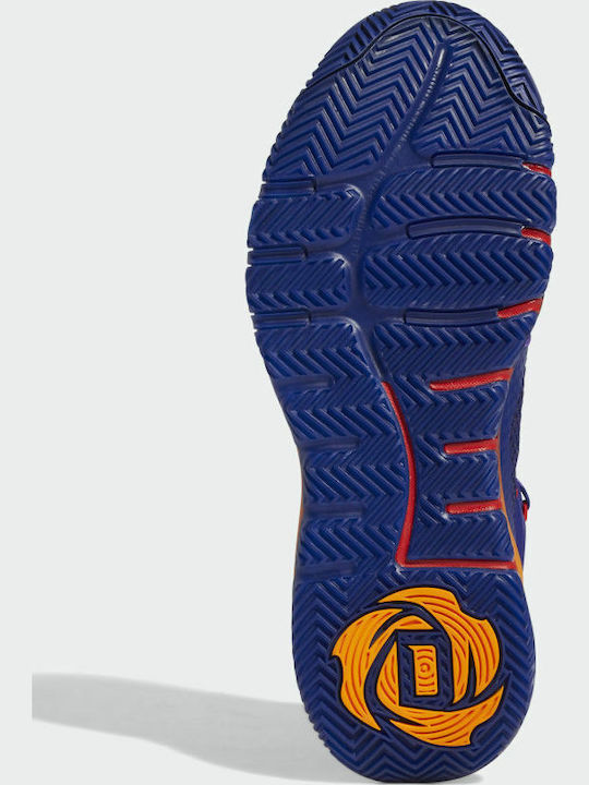 D Rose Son Of Chi High Basketball Shoes Legacy Indigo / Purple Rush / Vivid Red