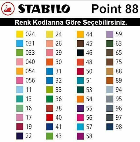 Stabilo Arty Zeichenmarker 0.4mm Mehrfarbig 18Stück