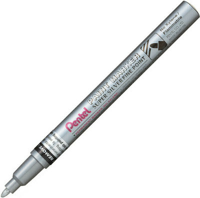 Pentel Marker Permanent Argint