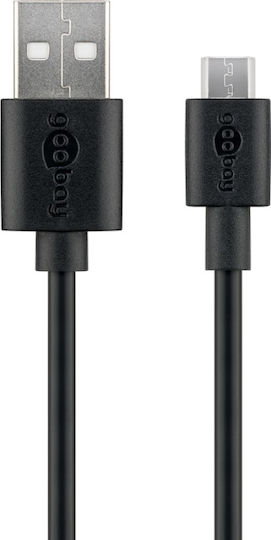 Goobay Regular USB 2.0 to micro USB Cable Μαύρο 0.5m (38659)
