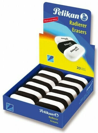 Pelikan Γόμα για Μολύβι Squeezy SQ20 &Άσπρο Μαύρη