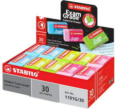 Stabilo Eraser for Pencil and Pen Exam (Μiscellaneous colours) 1pcs